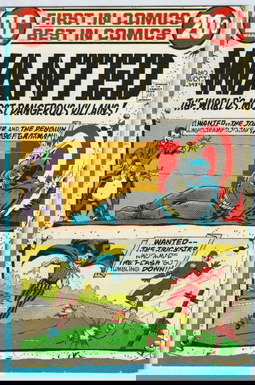 WANTED, THE WORLD'S MOST DANGEROUS VILLAINS #2, 8.5 VF+