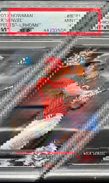 2017 Bowman Nick Senzel Prospects Chrome PSA 9 - Mint