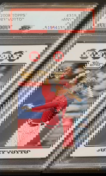 2008 Topps #319 Joey Votto Cincinnati Reds RC  PSA 9 MINT