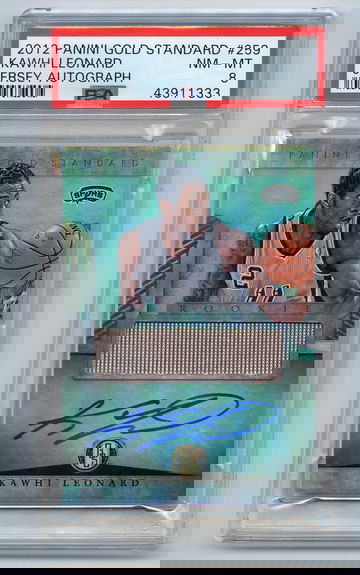 KAWHI LEONARD 2012 Gold Standard #259 auto 