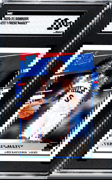 20-21 Donruss Rated Rookie Card #211 TYRESE MAXEY Philadelphia 76ers GEM MINT