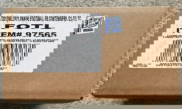 2021 Panini Contenders Football FOTL Hobby Case (12 box)