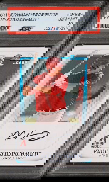 2011 Bowman Prospects Paul Goldschmidt #BP99 PSA 10