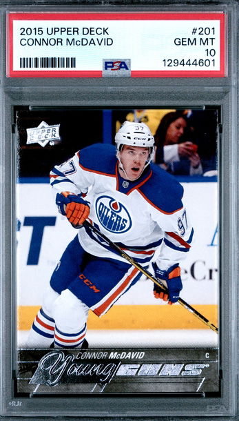2015 Young Guns Upper Deck Connor McDavid #451 PSA 10