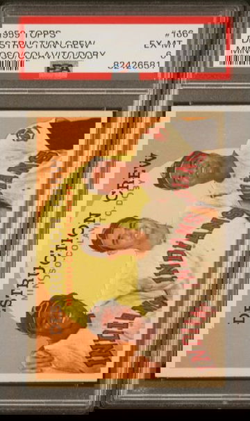 1959 Topps Destruction Crew (Minoso/Colavito/Doby) #166 PSA 6 [BL-3.39]