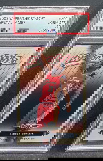 2003 Upper Deck MVP 201 LeBron James Rookie - PSA 10 Gem Mint