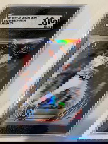 2019 Bowman Draft 1st Chrome Refractor Riley Greene SGC 10