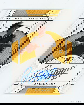 ONEIL CRUZ 2022 Panini National Treasures Auto Rc #69/99
