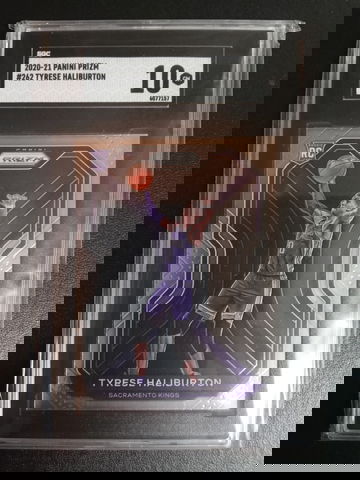 2020-21 Panini prism Tyrese haliburton RC #262 SGC 10