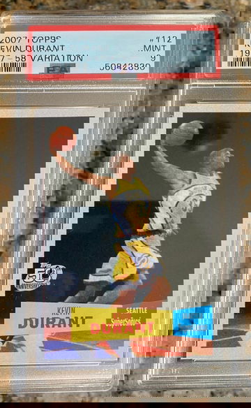 2007 Topps Kevin Durant 1957-58 Variation #112 PSA 9