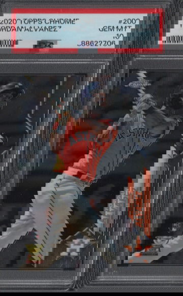 2020 Topps Chrome #200 Yordan Alavarez Rookie PSA 10 Gem Mint