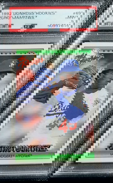 1992 Donruss Pedro Martinez PSA 9