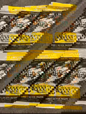 (6) 2020 NFL Select Fatpacks 