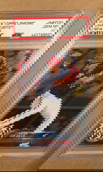 Juan Soto Topps Chrome Update Rookie PSA 10