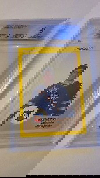 1989 90 Pro Cards #48 Mike Richter Flint Spirit New York Rangers PSA 9 Mint