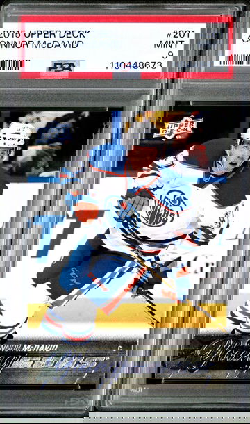 2015 Upper Deck Young Guns Connor McDavid #201 PSA 10 Rookie Oilers 