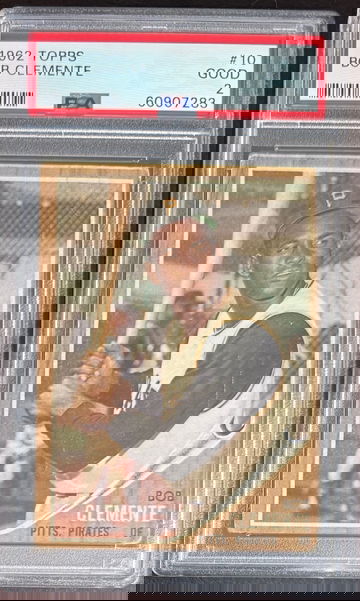 1962 Topps Roberto (Bob) Clemente PSA 2