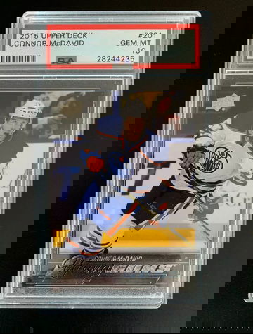 2015 Upper Deck Young Guns Connor Mcdavid PSA 10