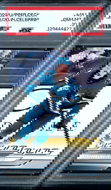 2024 Young Guns Macklin Celebrini #451 PSA 10 Rookie