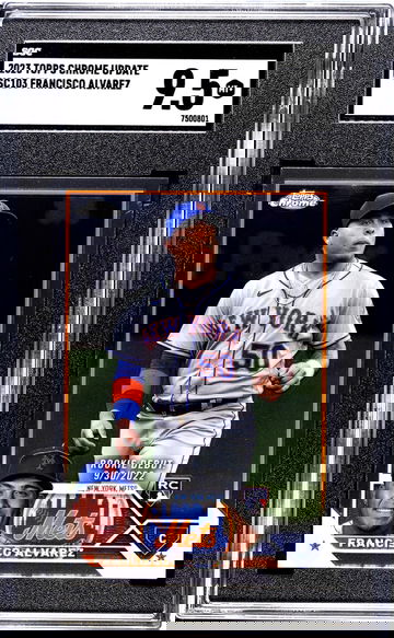 2023 Topps Chrome Update #USC103 Francisco Alvarez SGC 9.5