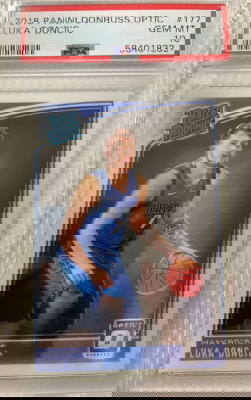 2018 Panini Donruss Optic Luka Optic PSA 10 Gem Mint