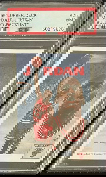 1991 Upper Deck Michael Jordan PSA 7 NM