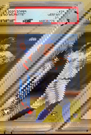 Bo Bichette Topps PSA 10 Rookie