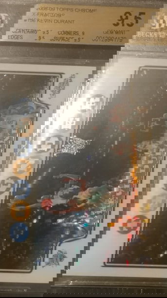 2008 Topps Chrome Xfractor Kevin Durant