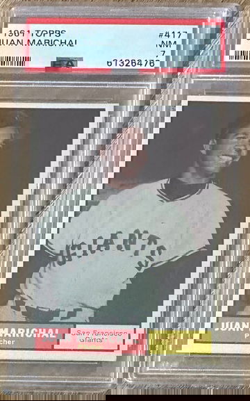 1961 Topps Juan Marichal PSA 7