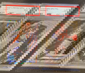 RJ Barrett PSA 9 RC Lot