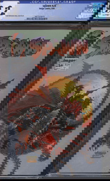 Spawn #24 (Image, Sep 1994) CGC 9.2 Todd McFarlane - White Pages