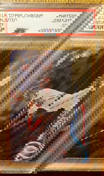 2018 Topps Chrome Update Rookie RC Juan Soto PSA 10