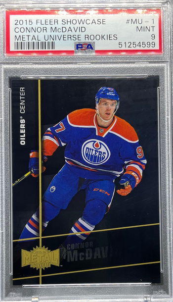 2015 Fleer Showcase Metal Universe Connor McDavid