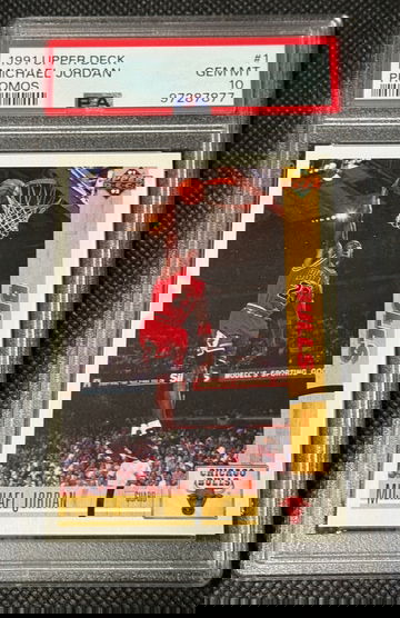 1991 Upper Deck Promos Michael Jordan #1 PSA 10