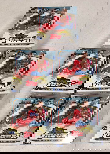 5X 2020-21 TOPPS FINEST UEFA CHAMPIONS HOBBY BOX FOR PAT