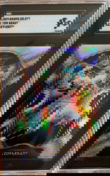 2020 panini select Tom Brady silver prizm concourse 1 sgc 9