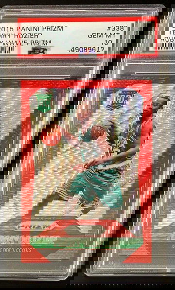 2015-16 Panini Prizm Terry Rozier #338 RC Rookie Ruby Wave Prizm Refractor /350 - PSA 10 Gem! Hornets