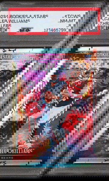 2024 Panini Rookies & Stars Thrillers Caleb Williams #TCWS PSA 8