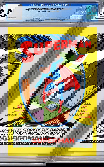 SUPERMAN #1 CGC 9.2 MASTERPIECE EDITION REPRINT JERRY SIEGEL & JOE SHUSTER 1999