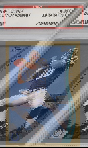 1998 Topps Peyton Manning PSA 10