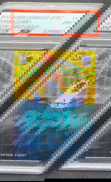 GOLD WAVE PSA 9 2019 Optic Splash Stephen Curry POP 6