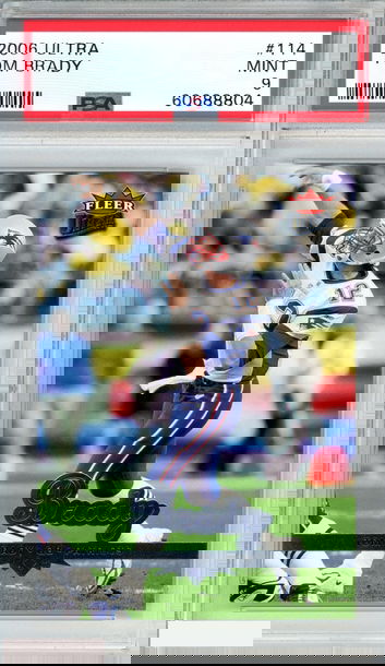 2006 ULTRA TOM BRADY #114 NEW ENGLAND PATRIOTS PSA 9 MINT