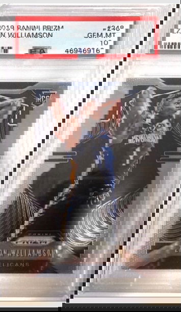 Zion Williamson 2019 Panini Prizm Base #248 PSA 10