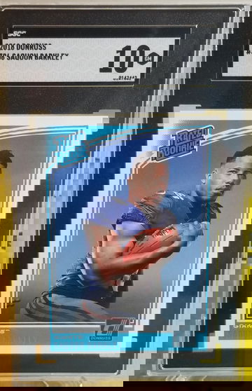 2018 Donruss Rated Rookie Saquon Barkley SGC 10 Gem Mint!