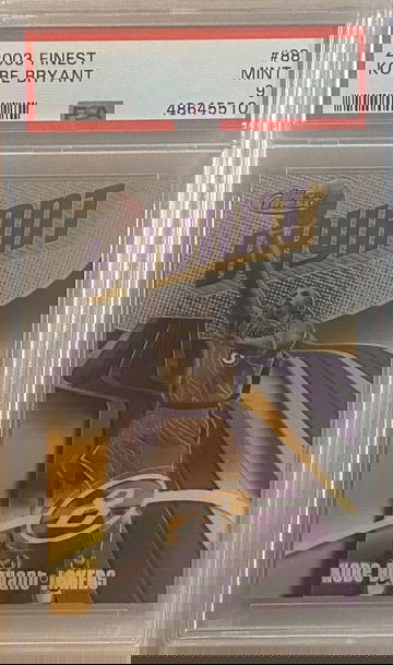 2003 Finest Kobe Bryant PSA 9