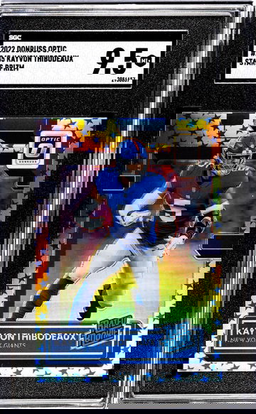 2022 Donruss Optic #245 Kayvon Thibodeaux Stars Prizm SGC 9.5