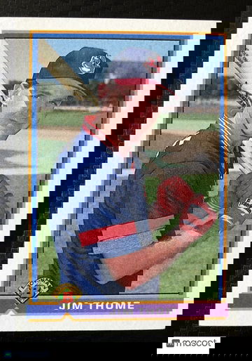 Jim Thome 1991 Bowman #68 Rookie Card RC Cleveland Indians ⚾