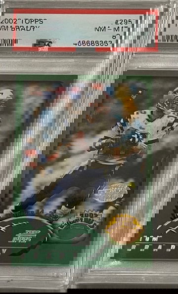 Tom BRADY 2002 Topps COLLECTION #295 NEW PSA 8 NM-MT New England PATRIOTS '02