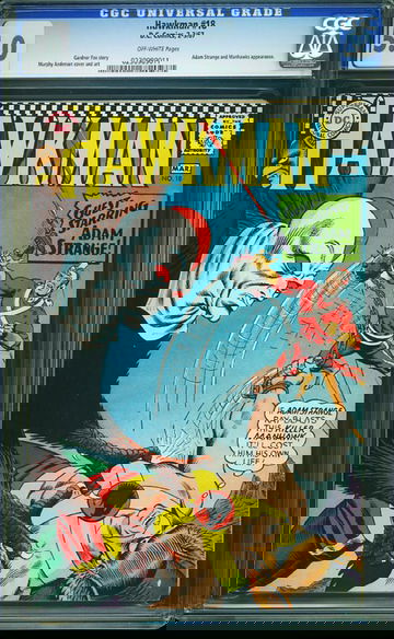 HAWKMAN #18, CGC 5.0 VGF