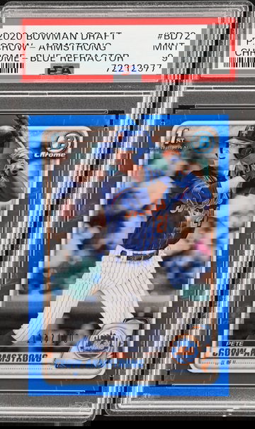 Pete Crow-Armstrong Bowman Draft Chrome Blue Refractor /150